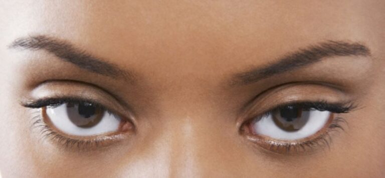 black woman eyes