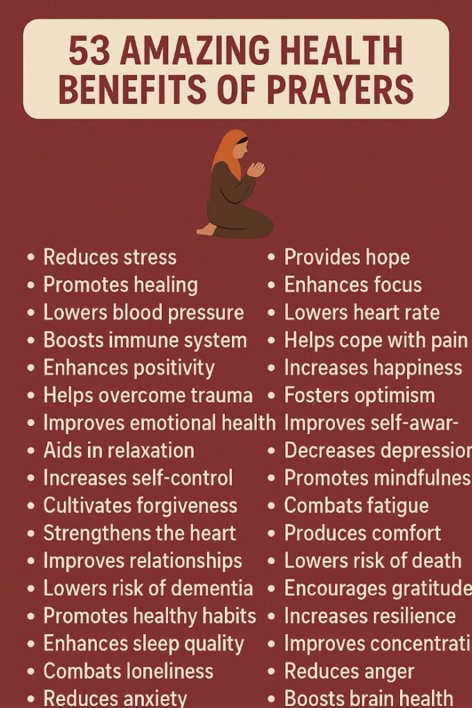 health benefits of prayer