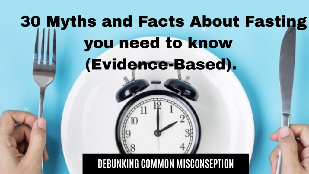 Myths and Facts About Fasting you need to know