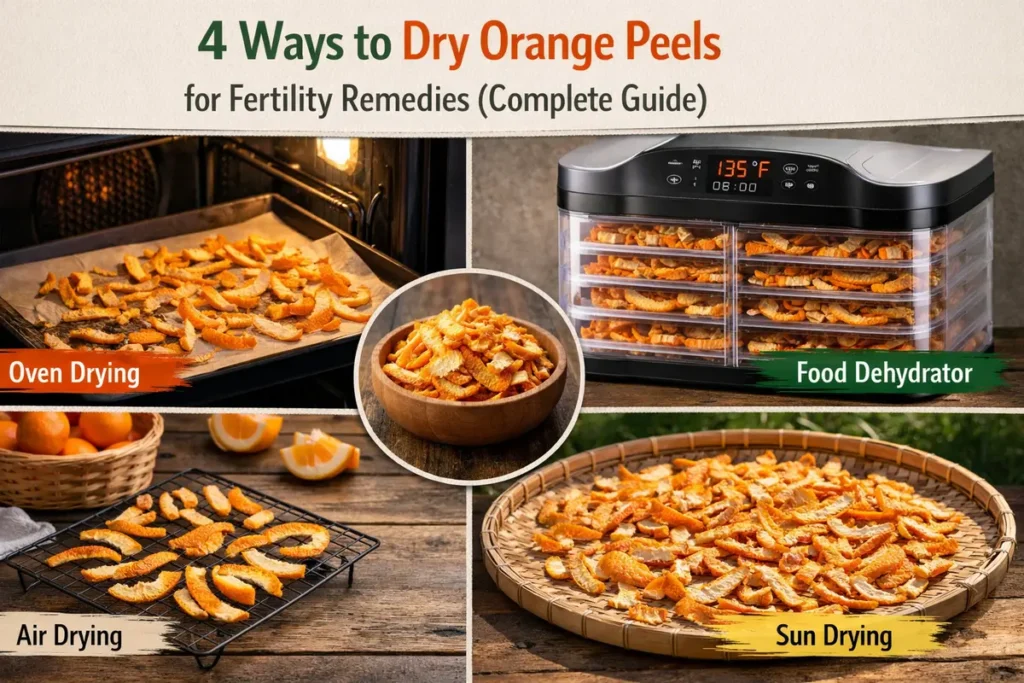 orange peel for fertility
