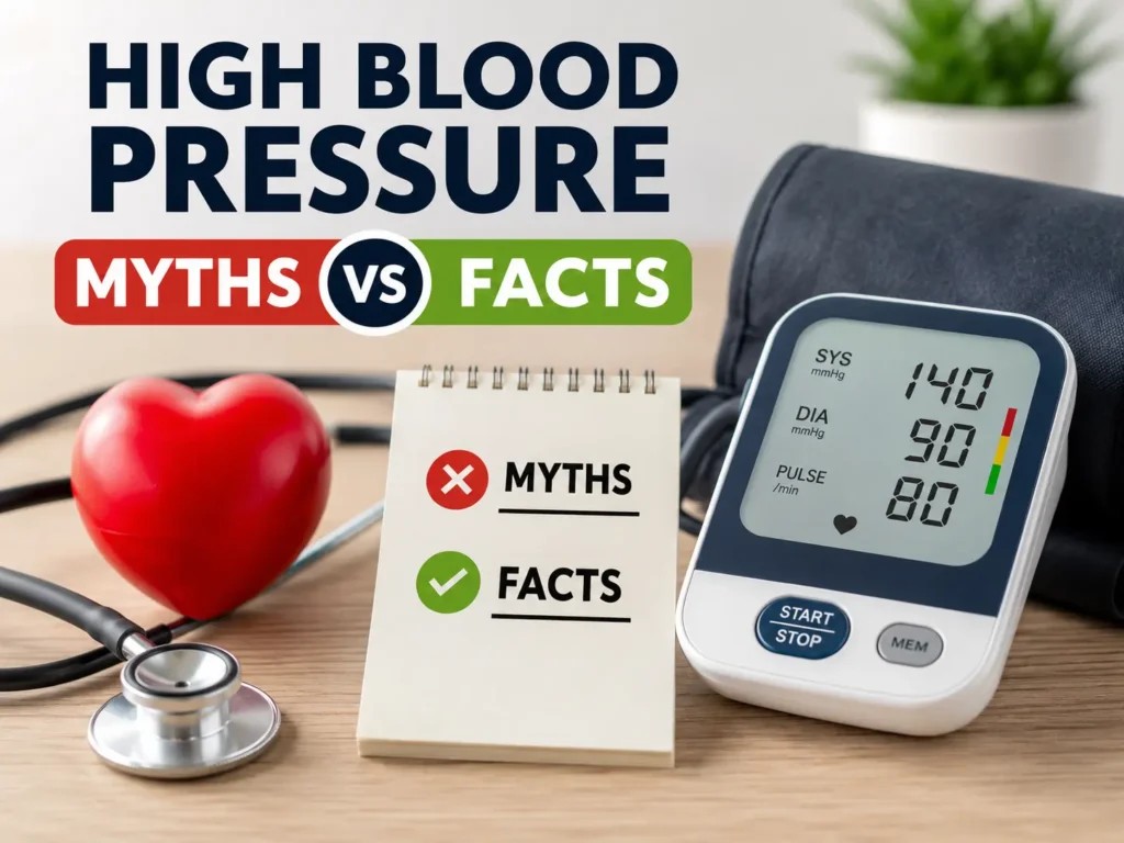 myths and facts about high blood pressure