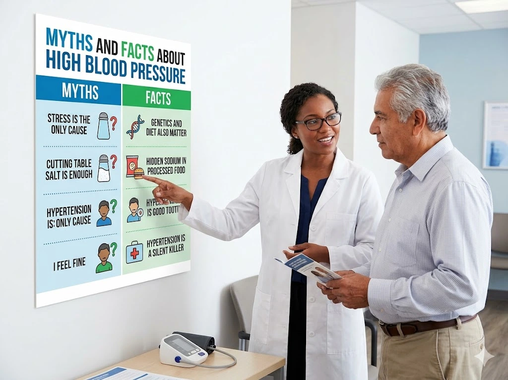 myths and facts about high blood pressure